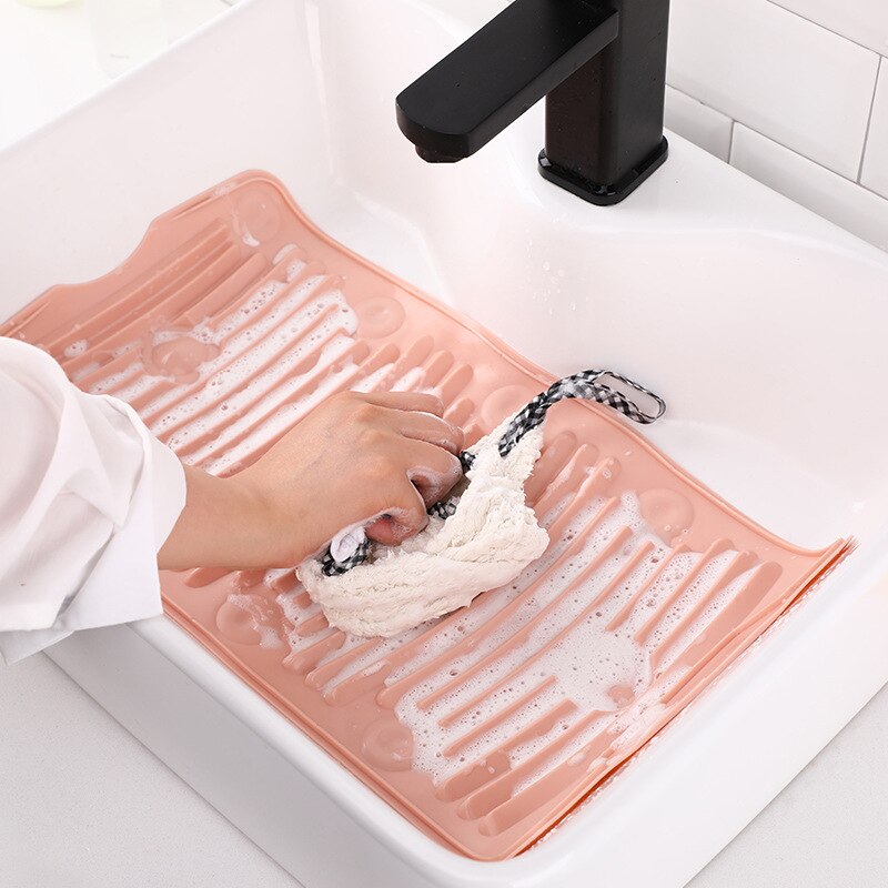 Portable Foldable Silicone Laundry Washboard