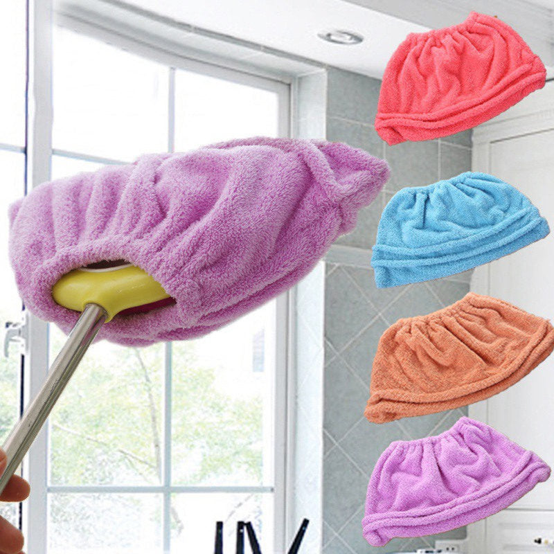 Multi Function Coral Velvet Broom Cover