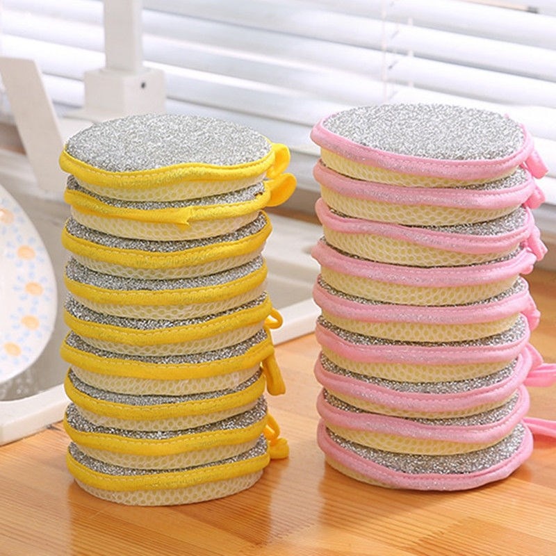 Double Side Dishwashing Sponge