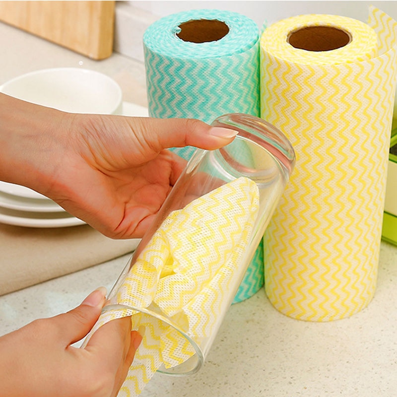 Disposable Reusable Kitchen Rolls