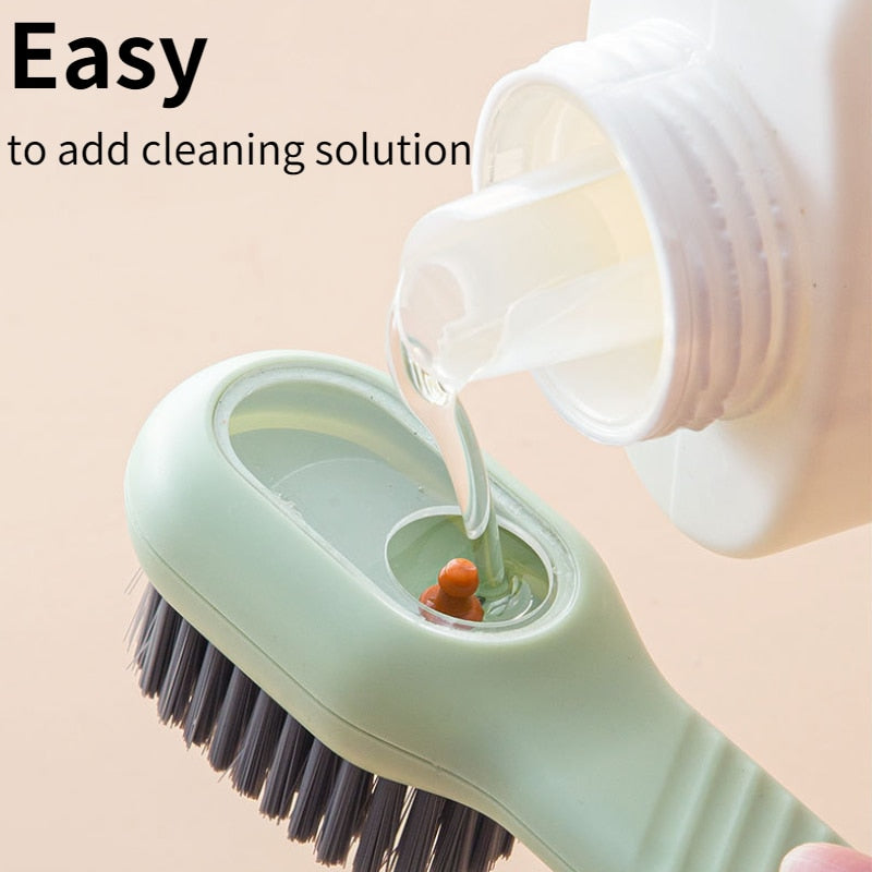 Multifunction Bristled Liquid Cleaning Brush