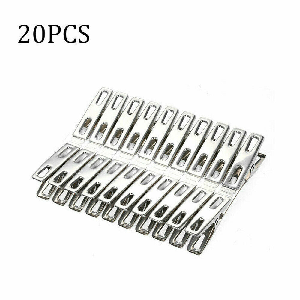 Stainless Steel Clothes Pegs Hanging Clips