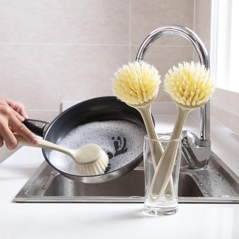 Long Handle Pan Pot Brush