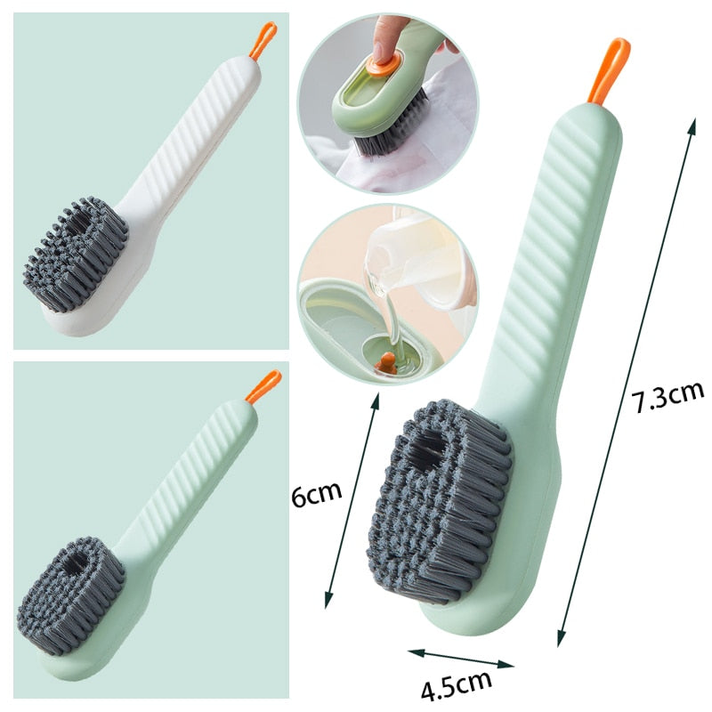 Multifunction Bristled Liquid Cleaning Brush