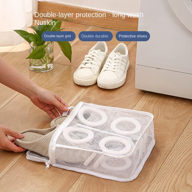 Mesh Washing Machine Shoes Bag