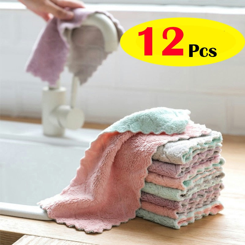 Super Absorbent Microfiber Kitchen Dish Cloth