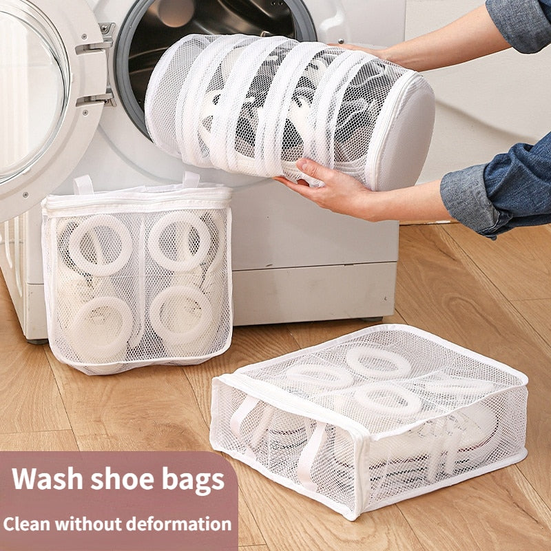 Mesh Washing Machine Shoes Bag