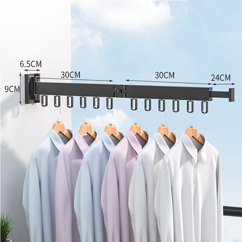 Indoor Retractable Cloth Drying Rack